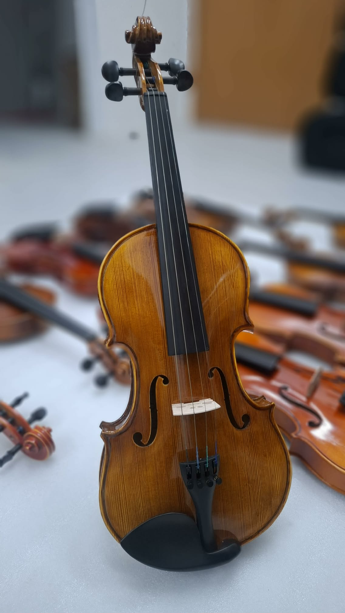 Red Clef SJ3 Handcrafted Violin - Image 2